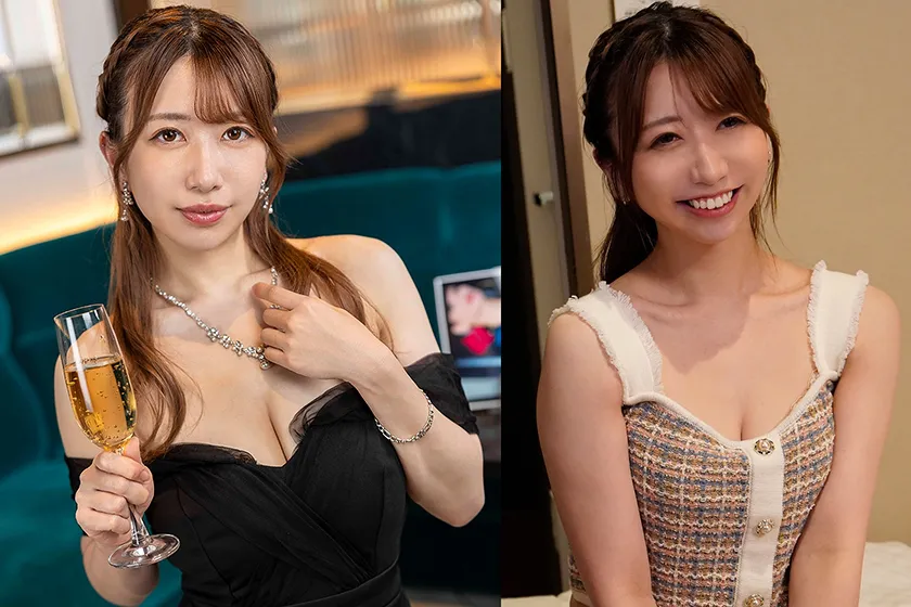 <Even high-class hostesses in Roppongi are just ordinary women outside the club> Aftercare creampie sex with a super sensitive, healing beauty who's full of life! Manami-san, Oura Manami