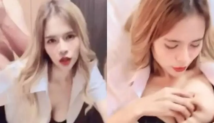 Sexy lady in front of people is fucked by my stomach in front of the mirror, they are all bitches