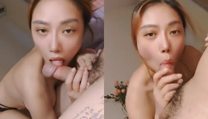 Four-point dick lets you cum in Li Yanyan's mouth