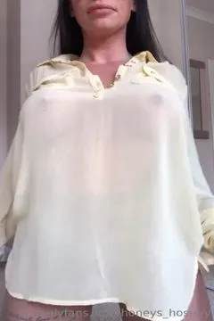 The sheer nightgown is meant to let you see just a little bit.