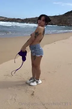 super fine pho OF host chibi1311 ~ gotta strip down that swimsuit at the beach