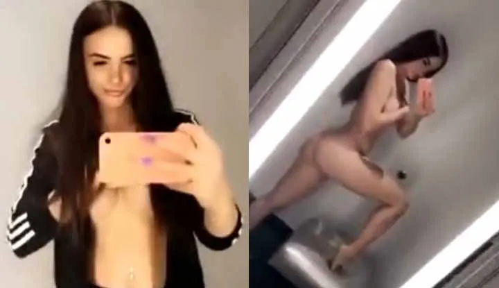 Over three million fans, a super sexy model's private self-pleasure leaked.