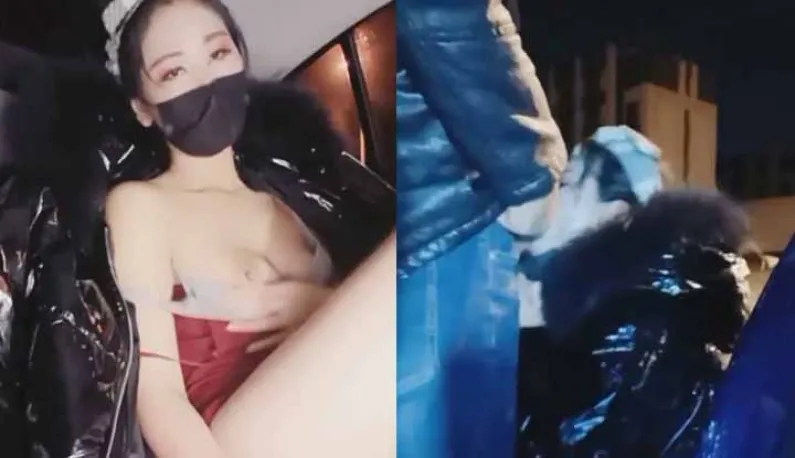 Construction Site Filthy Fucks at Late Night ~ But It's Too Damn Cold Outside So They Continue Their Fun Back in the Car