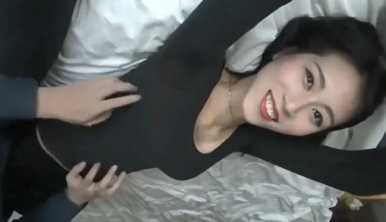 Hottie with a Emerging Big Smile ~ She's Still Hella Happy Even While Getting Caressed and Felt Up All Over
