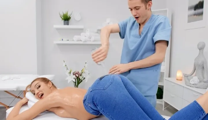 [X-Rated Express] Fucking The Brains Out of The Girl In Jeans Coming By For A Massage ~