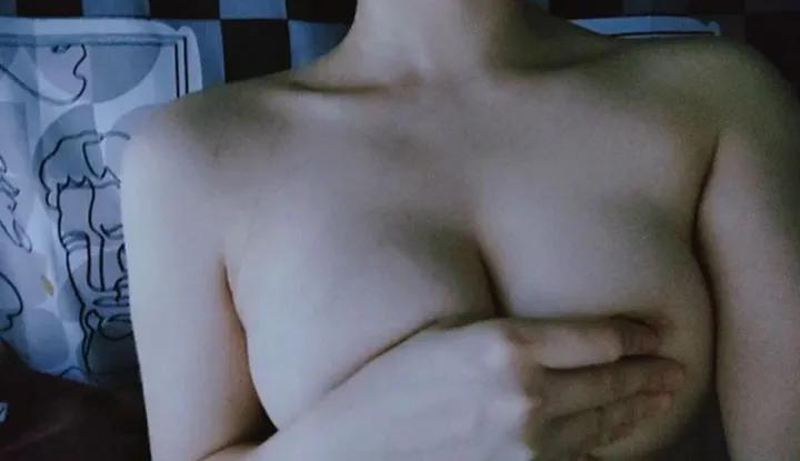 21-Yo Busty Nympho Slut in Her Dorm Room Talking to Her Roommate While Seducing Me at the Same Time