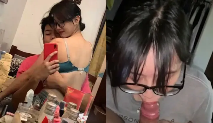 My girlfriend is so obedient, she knows how to eat a meat stick both ways.