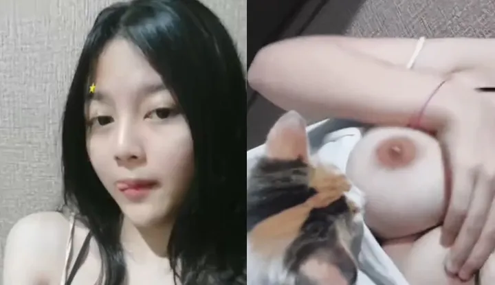 [Indonesia] Indonesian Premium Tender Girl Cella Sweet Selfie Video Exposure Rubbing and Playing with Alluring Giant Breasts Fingering Pussy Sticking Out Tongue Ultimate Seduction!